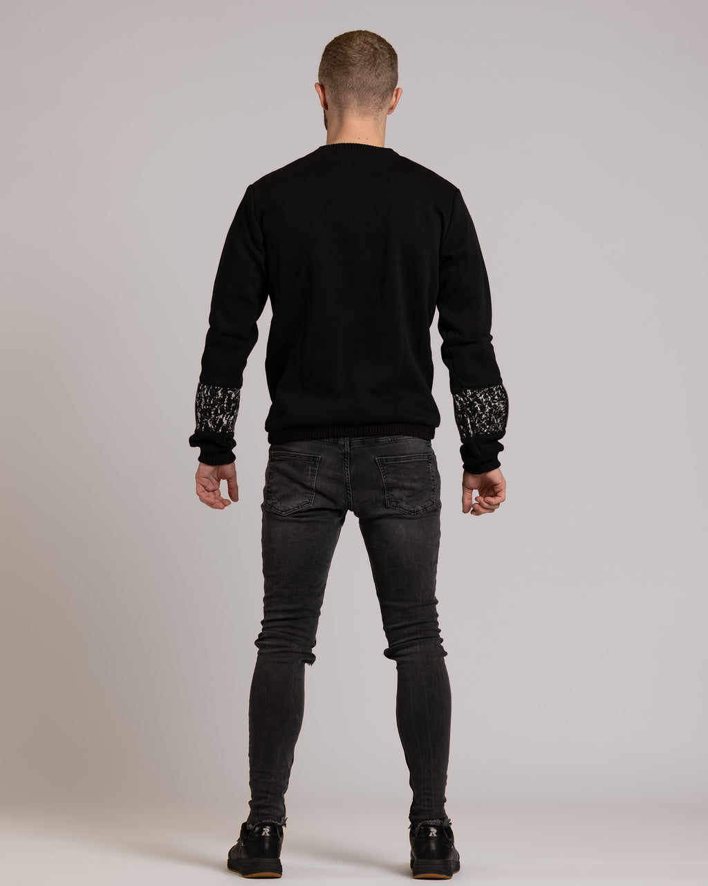 Pullover mit Metallreißverschluss